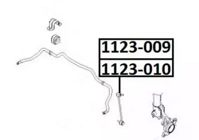 Akitaka 1123010 Стойка стабилизатора подвески