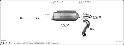 IMASAF 572000004 Глушник вихлопних газів кінцевий