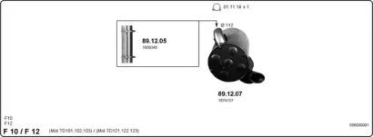 IMASAF 586000001 Schalldaempfer IMASAF 586000001 Schalldaempfer