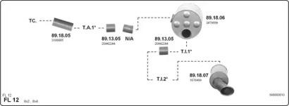 IMASAF 586000010 Глушник вихлопних газів кінцевий