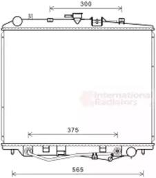 Van Wezel 36002030 Радіатор