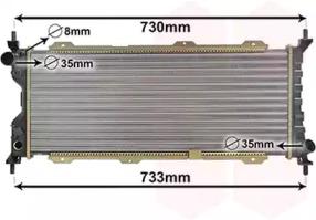 Van Wezel 37002185 Радіатор охолодження двигуна