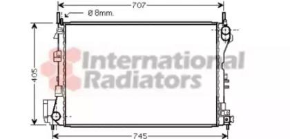 Van Wezel 37002340 Радіатор Van Wezel 37002340 Радіатор