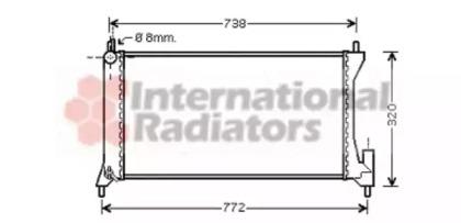 Van Wezel 37002386 Радіатор охолодження двигуна