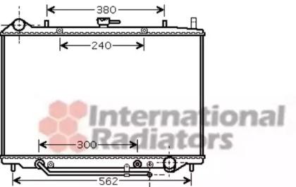 Van Wezel 37002455 Радиатор охлаждения двигателя