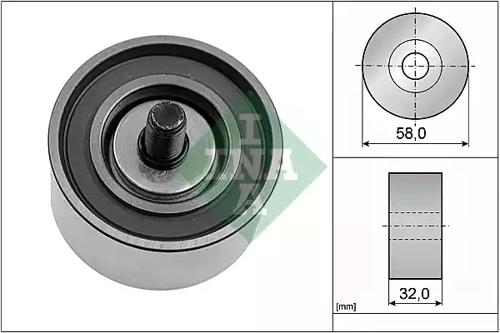 Ina 532 0540 10 Ролик обводной ремня грм Ina 532 0540 10 Ролик обводной ремня грм
