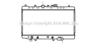 Prasco MZ2029 Радіатор Prasco MZ2029 Радіатор