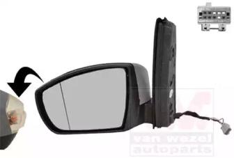 Van Wezel 1966807 Outer mirror assy Van Wezel 1966807 Outer mirror assy