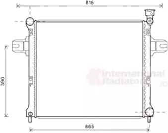 Van Wezel 21002058 Радіатор