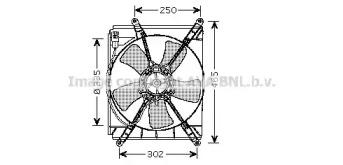 Prasco TO7523 Вентилятор охолодження двигуна Prasco TO7523 Вентилятор охолодження двигуна