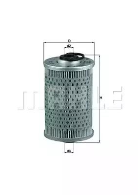 Mahle Original KX 35 Фільтр паливний Mahle Original KX 35 Фільтр паливний