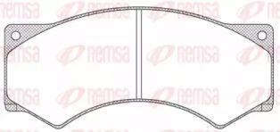 Kawe JCA277.00 Brake pads Kawe JCA277.00 Brake pads