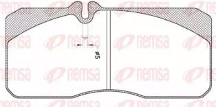 Kawe JCA278.20 Колодки гальмівні