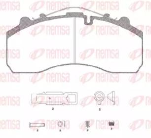 Kawe JCA637.20 Колодки тормозные