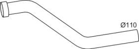 Dinex 68111 Exhaust pipe Dinex 68111 Exhaust pipe