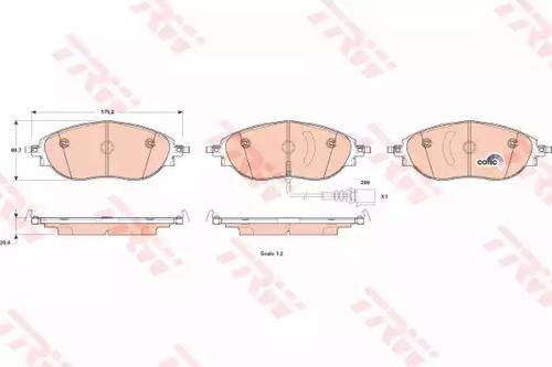 TRW GDB1918 Brake pads TRW GDB1918 Brake pads