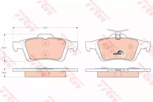 TRW GDB1938 Brake pads TRW GDB1938 Brake pads