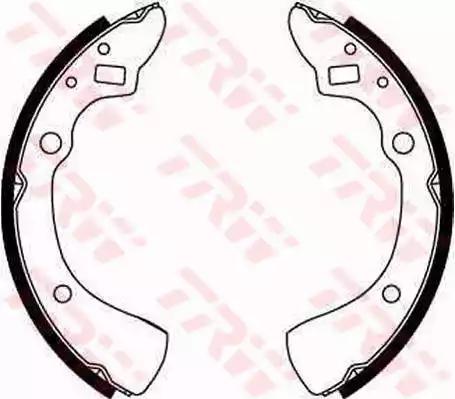 TRW GS8125 Колодки гальмівні TRW GS8125 Колодки гальмівні