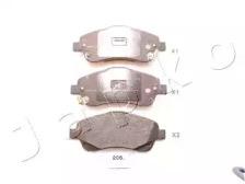 Japko 50206 Brake pads Japko 50206 Brake pads