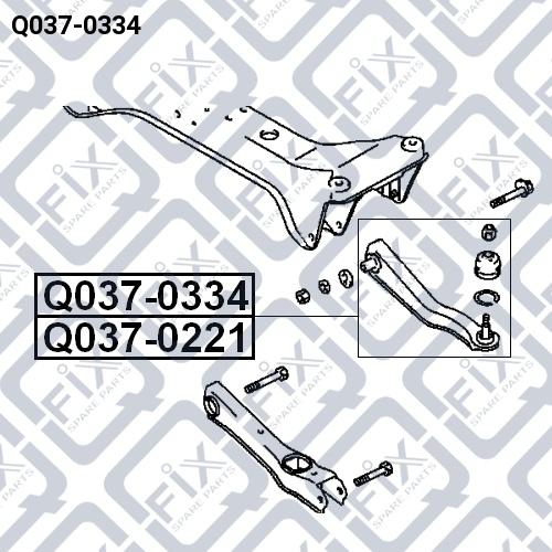 Q-FIX Q037-0334 Arm assy suspension