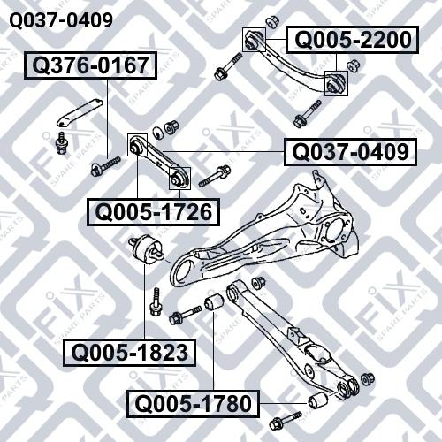 Q-FIX Q037-0409 Arm assy suspension