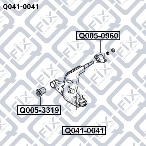 Q-FIX Q041-0041 Joint assy suspension