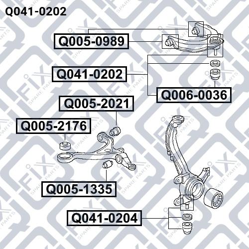 Q-FIX Q041-0202 Joint assy suspension Q-FIX Q041-0202 Joint assy suspension
