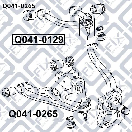 Q-FIX Q041-0265 Joint assy suspension Q-FIX Q041-0265 Joint assy suspension