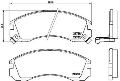 A.B.S. P54017 Brake pads