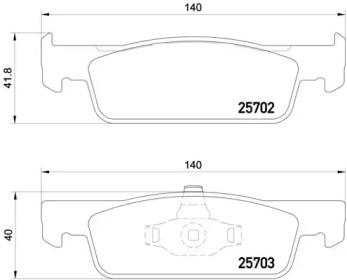 A.B.S. P68059 Brake pads A.B.S. P68059 Brake pads