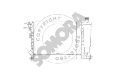 Somora 085040A Радіатор охолодження двигуна Somora 085040A Радіатор охолодження двигуна