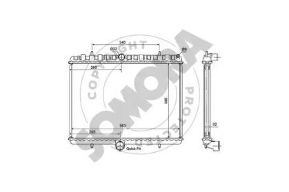 Somora 085240 Радіатор