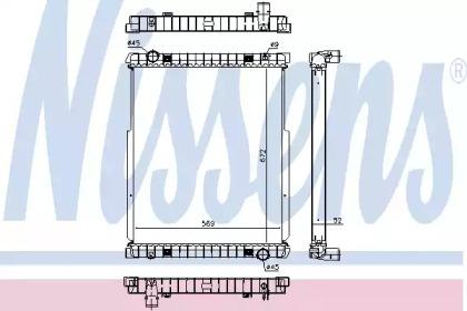 Nissens 606436 Радіатор