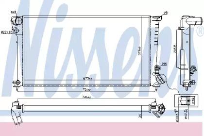 Nissens 61326 Радіатор Nissens 61326 Радіатор
