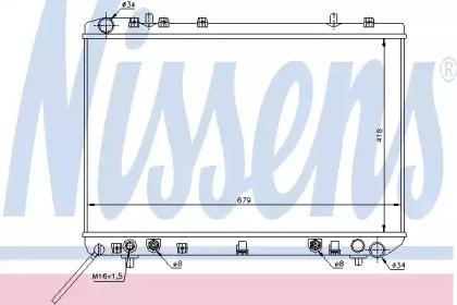 Nissens 61669 Радіатор охолодження двигуна