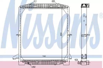 Nissens 62343A Радіатор охолодження двигуна
