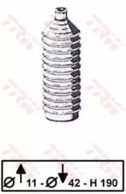 TRW JBE189 Пыльник рулевой рейки TRW JBE189 Пыльник рулевой рейки