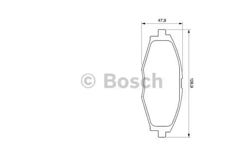 Bosch 0 986 424 512 Brake pads Bosch 0 986 424 512 Brake pads