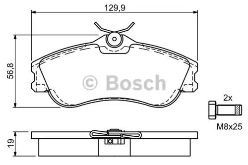 Bosch 0 986 424 583 Brake pads Bosch 0 986 424 583 Brake pads
