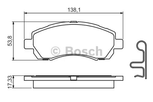 Bosch 0 986 424 770 Brake pads Bosch 0 986 424 770 Brake pads