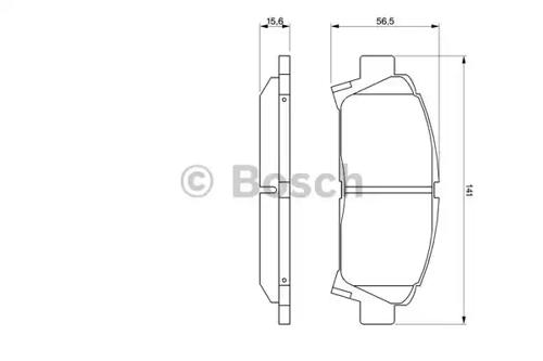 Bosch 0 986 424 799 Brake pads Bosch 0 986 424 799 Brake pads