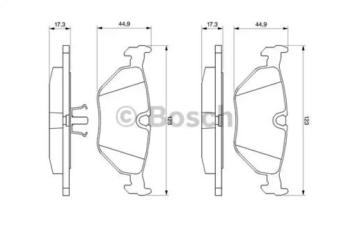Bosch 0 986 469 960 Brake pads Bosch 0 986 469 960 Brake pads