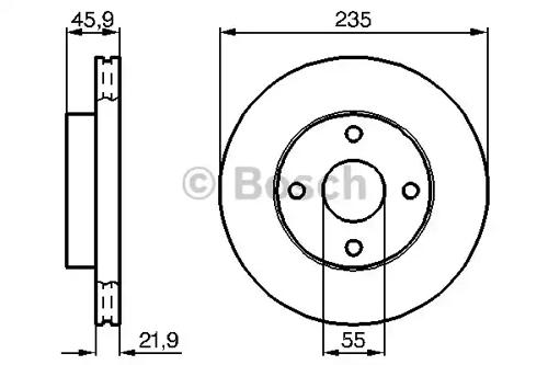 Bosch 0 986 478 787 Brake disc Bosch 0 986 478 787 Brake disc