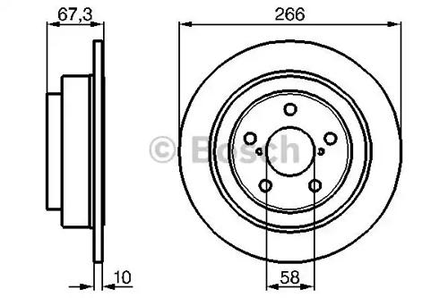 Bosch 0 986 478 799 Brake disc Bosch 0 986 478 799 Brake disc