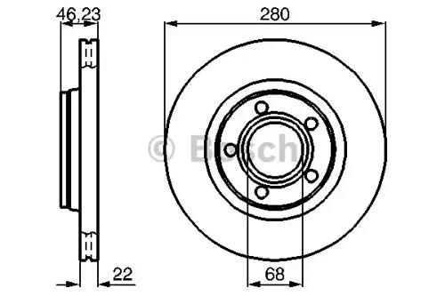 Bosch 0 986 478 869 Brake disc