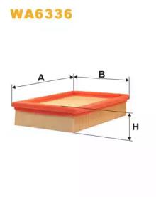 Wix Filters WA6336 Фільтр повітряний Wix Filters WA6336 Фільтр повітряний