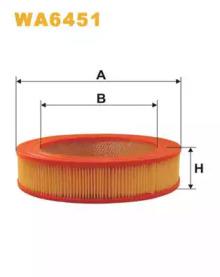 Wix Filters WA6451 Фільтр повітряний Wix Filters WA6451 Фільтр повітряний