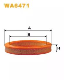 Wix Filters WA6471 Фільтр повітряний Wix Filters WA6471 Фільтр повітряний