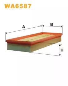 Wix Filters WA6587 Фільтр повітряний Wix Filters WA6587 Фільтр повітряний