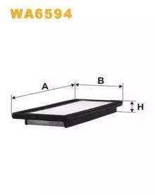 Wix Filters WA6594 Фільтр повітряний Wix Filters WA6594 Фільтр повітряний